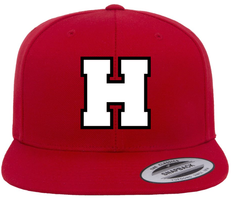 Wool Blend Flat Bill Snapback Cap