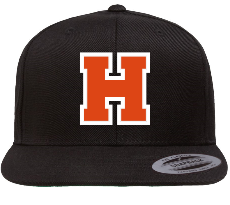 Wool Blend Flat Bill Snapback Cap