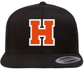 Wool Blend Flat Bill Snapback Cap