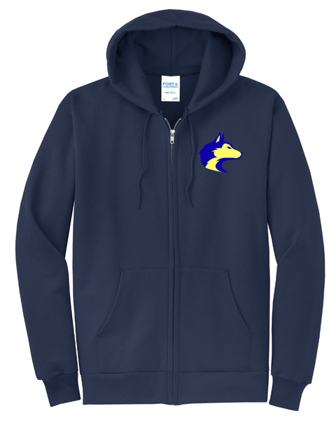ADULT- Full Zip Hooded Sweatshirt