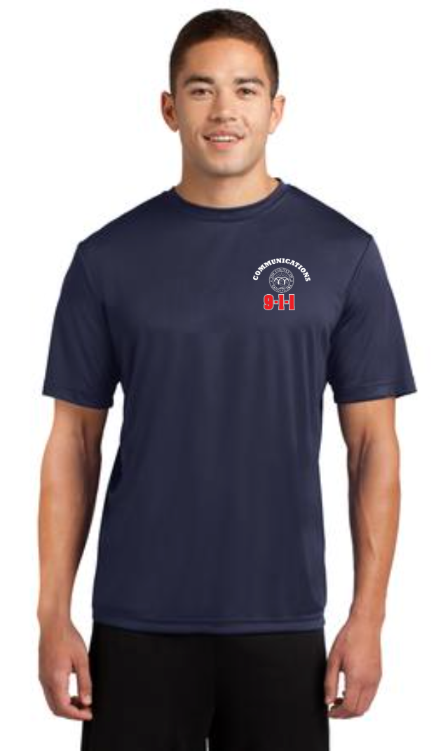 911 Screen Print Front & Back-Sport-Tek PosiCharge Competitor Tee
