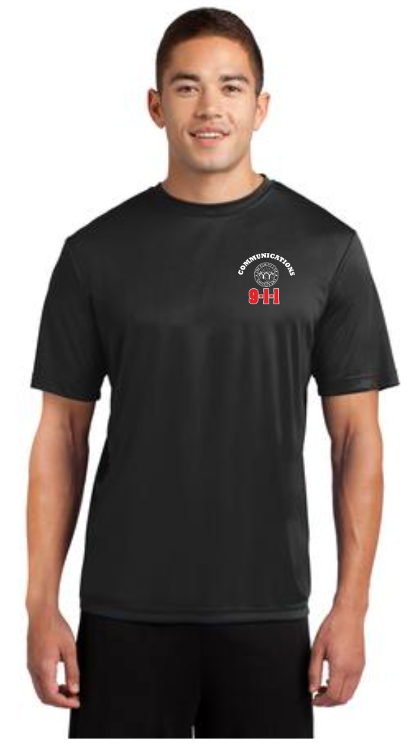911 Screen Print Front & Back-Sport-Tek PosiCharge Competitor Tee