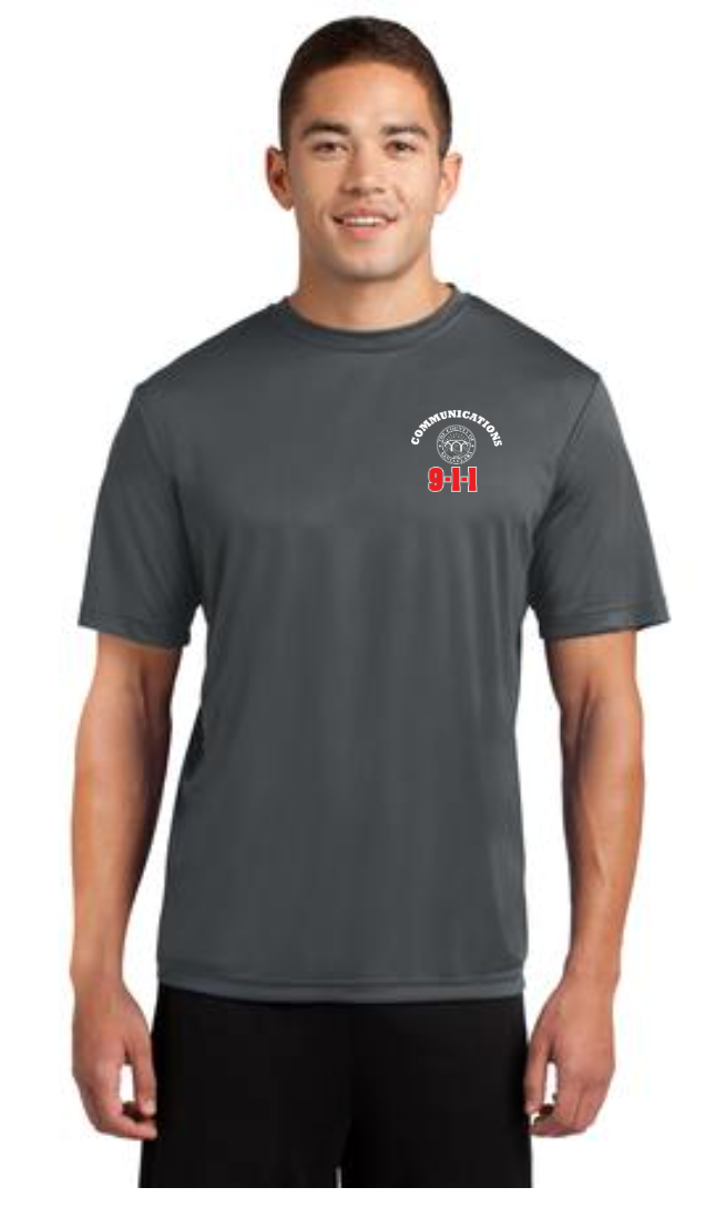 911 Screen Print Front & Back-Sport-Tek PosiCharge Competitor Tee