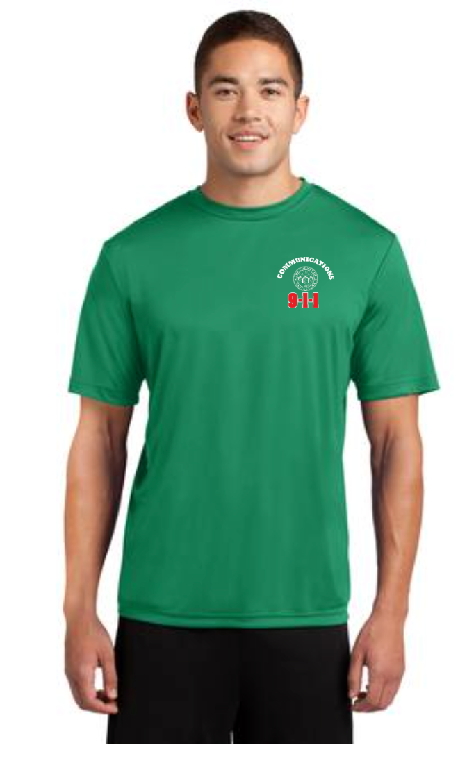 911 Screen Print Front & Back-Sport-Tek PosiCharge Competitor Tee
