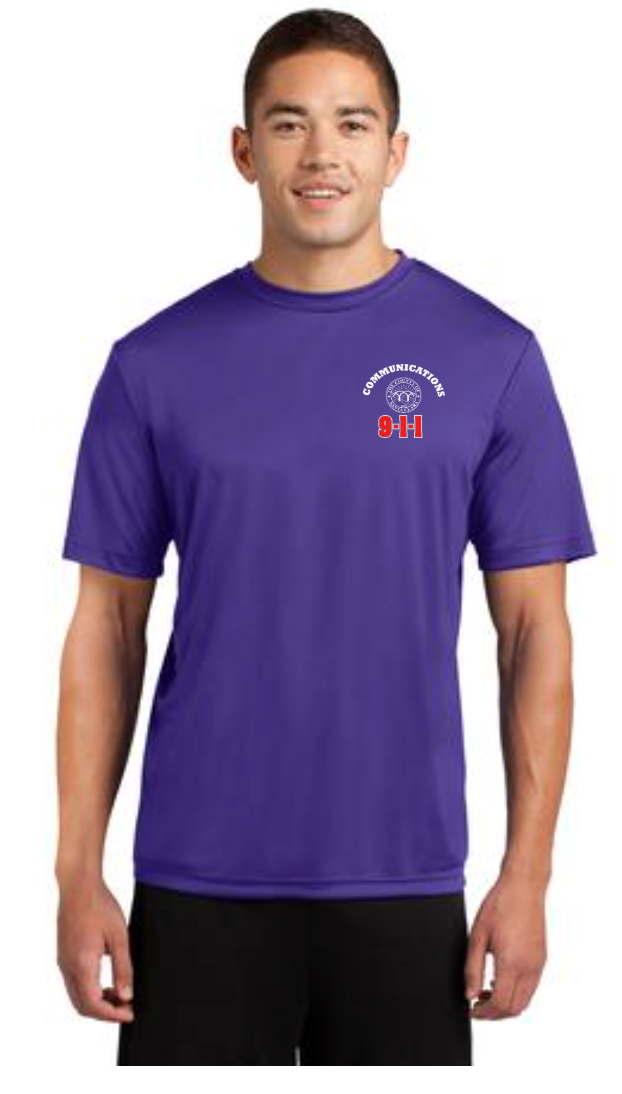 911 Screen Print Front & Back-Sport-Tek PosiCharge Competitor Tee