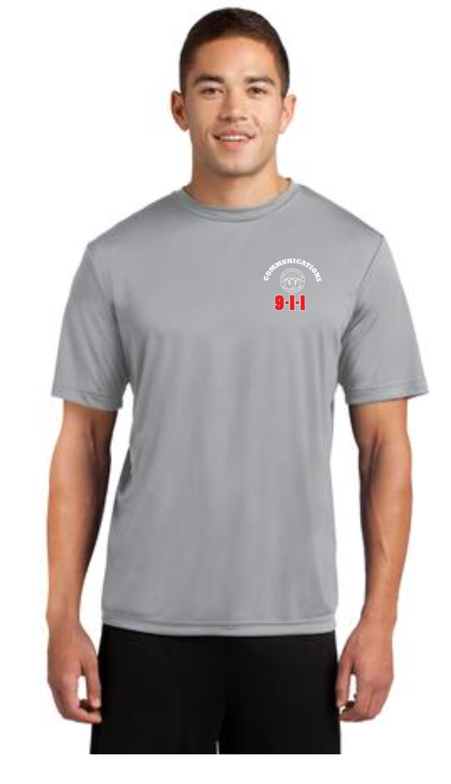 911 Screen Print Front & Back-Sport-Tek PosiCharge Competitor Tee