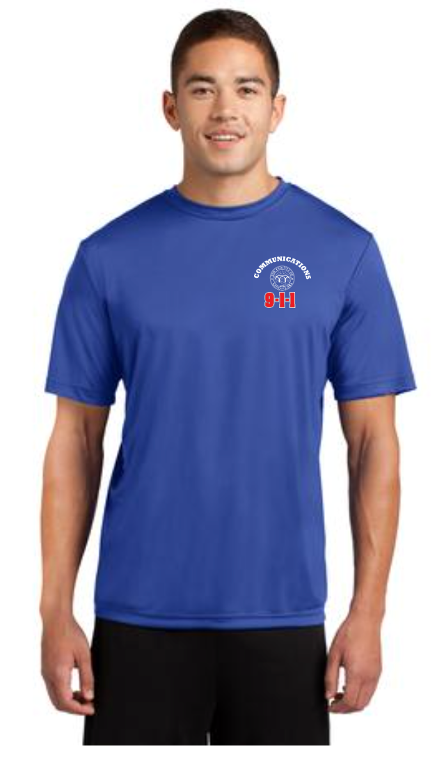 911 Screen Print Front & Back-Sport-Tek PosiCharge Competitor Tee
