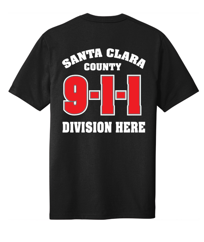 911 Screen Print Front & Back- District Re-Tee