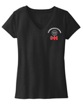 911 Screen Print Front & Back- District Women's Re-Tee V-Neck