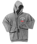 911 Screen Print Front & Back-Hooded Sweatshirt