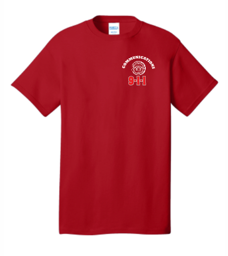 911 Screen Print Front & Back- Short Sleeve Tshirt