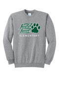 Ladd Lane Elementary School Adult Crewneck Sweatshirt front