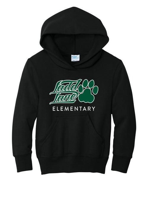 Ladd Lane Elementary School Youth Pullover Hooded Sweatshirt front