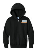 University Preparatory Academy Youth Full-zip Hooded Sweatshirt front