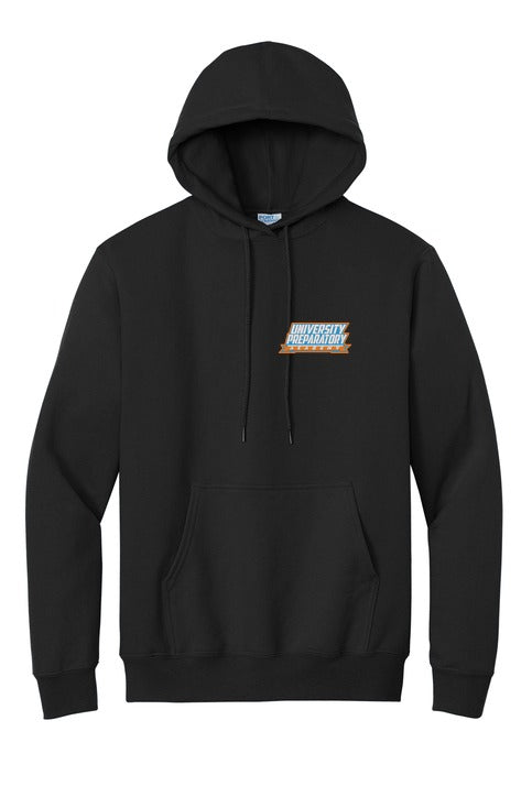 University Preparatory Academy Adult Pullover Hooded Sweatshirt front