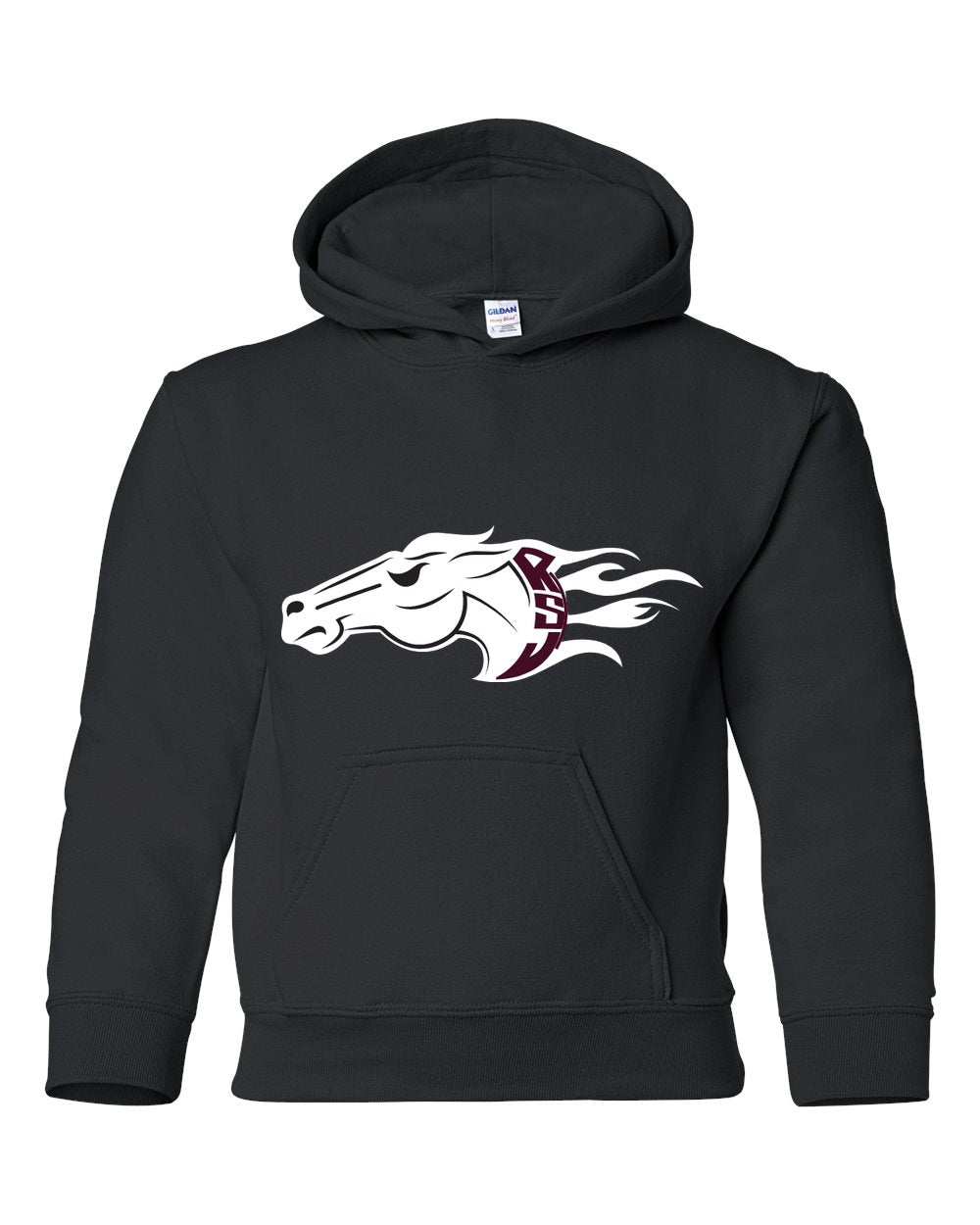 Youth Heavy Blend Hooded Sweatshirt front