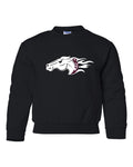 Youth Heavy Blend Crewneck Sweatshirt front