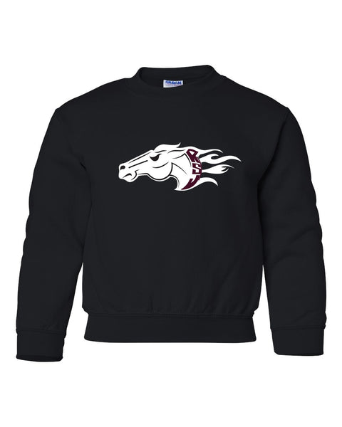 Youth Heavy Blend Crewneck Sweatshirt front