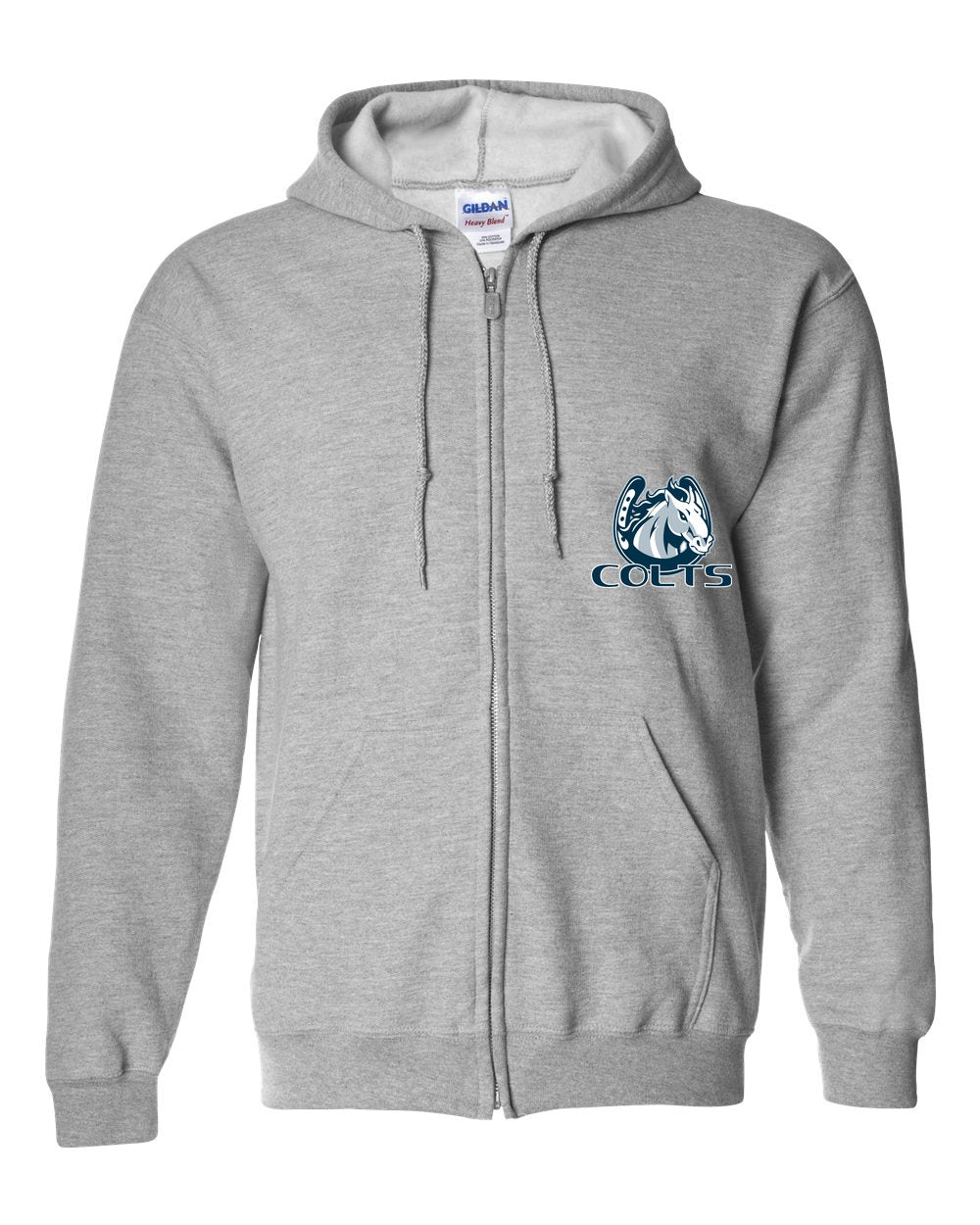 CPMS Faculty Heavy Blend Full-zip Hooded Sweatshirt front