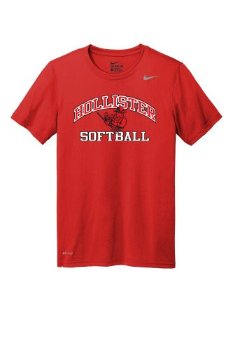 Hollister High School Softball Nike Legend Tee 727982 front