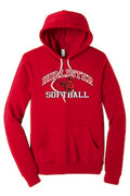 Hollister High School Softball Unisex Sponge Fleece Pullover Hoodie front