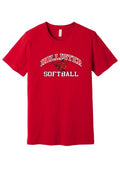 Hollister High School Softball Unisex Jersey Short Sleeve Tee front