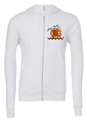 BELLA+CANVAS Unisex Sponge Fleece Full-Zip Hoodie front