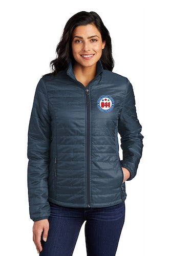 911 Ladies Packable Puffy Jacket front