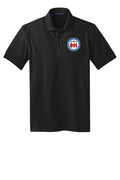911 Embroidered Men's Stretch Pique Polo front