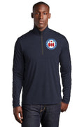 911 Embroidered Men's 1/4-zip Pullover front