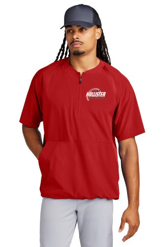 Hollister Heat Softball Repeat 1/2-zip Short Sleeve Jacket front