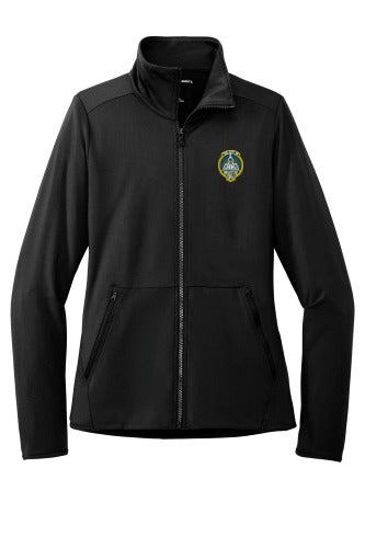Port Authority Ladies Accord Stretch Fleece Full-Zip LK595 front