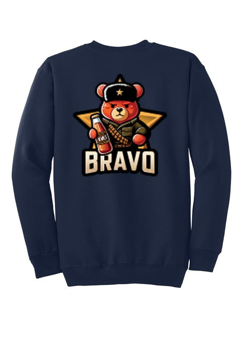 Monterey DLI Bravo Back- Ultimate Crewneck Sweatshirt back
