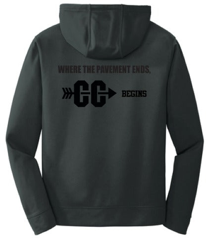 CC- Port & Company Performance Fleece Pullover Hooded Sweatshirt back