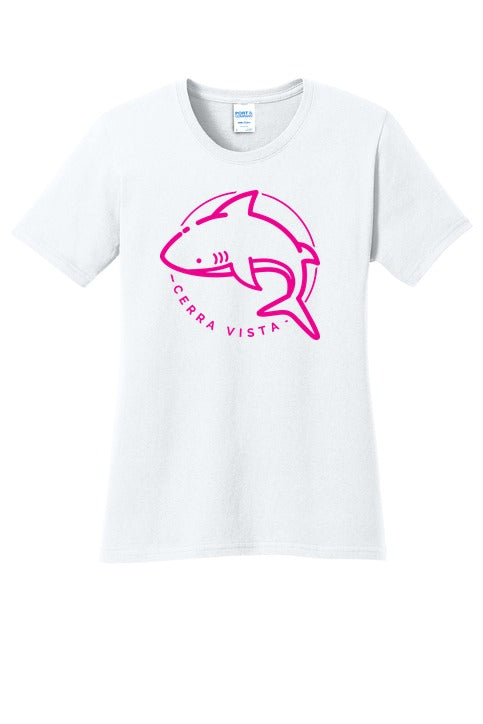 Cerra Vista Elementary School Port Company Ladies 100 Cotton T Shirt front
