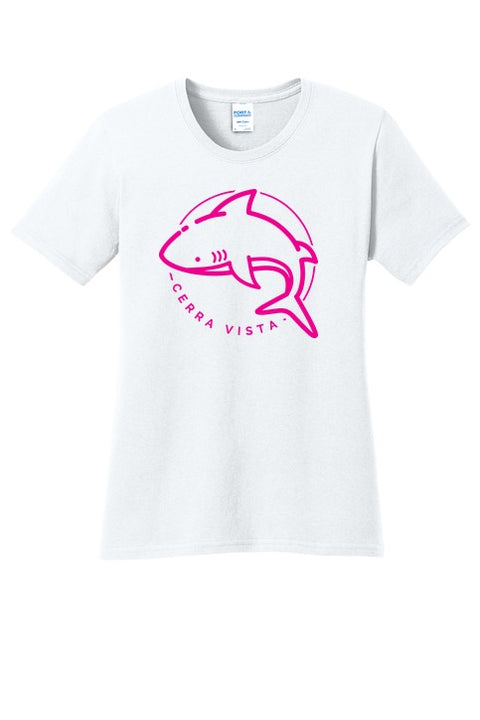 Cerra Vista Elementary School Port Company Ladies 100 Cotton T Shirt front