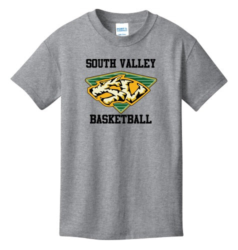 Basketball- Youth 5.4-oz 100% Cotton T-Shirt front
