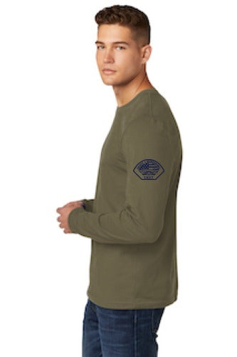 Next Level Cotton Long Sleeve Tee sleeveleft
