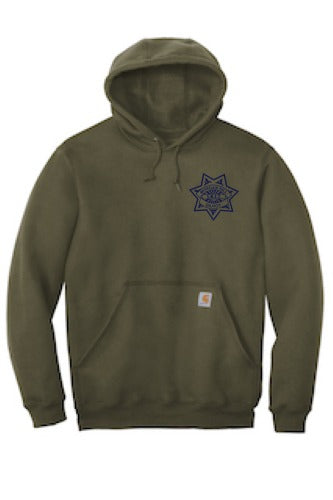 Carhartt Midweight Hooded Sweatshirt - Morgan Hill PD front
