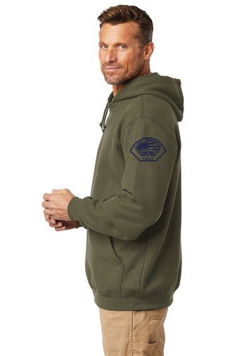 Carhartt Midweight Hooded Sweatshirt - Morgan Hill PD sleeveleft