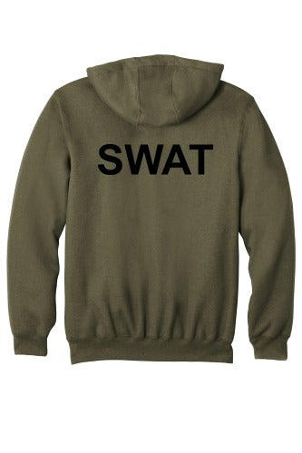 Carhartt Midweight Hooded Zip-Front Sweatshirt - Morgan Hill PD back