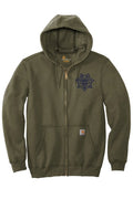 Carhartt Midweight Hooded Zip-Front Sweatshirt - Morgan Hill PD front