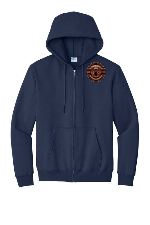 Marina Fire 50 Years- Ultimate Full-zip Hooded Sweatshirt front