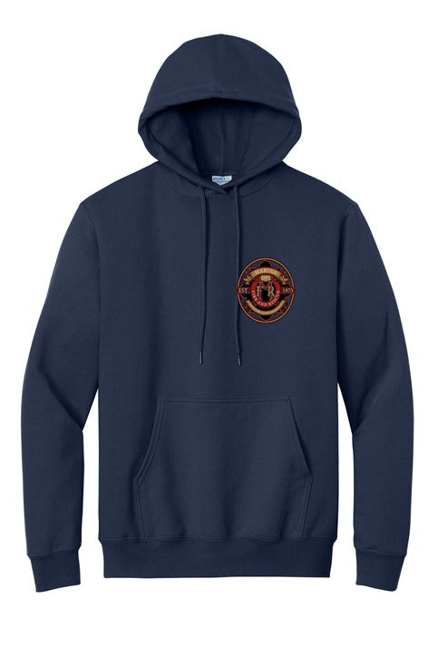 Marina Fire 50 Years- Ultimate Pullover Hooded Sweatshirt front