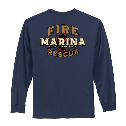 Marina Fire Long Sleeve Essential Tee back