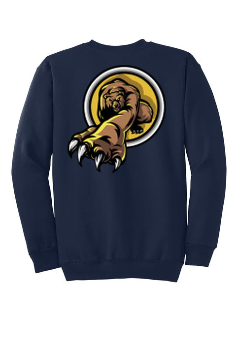 Monterey DLI Bear Claw- Ultimate Crewneck Sweatshirt back