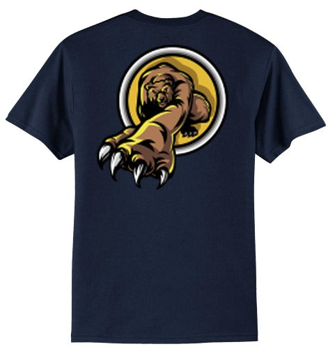 Monterey DLI Bear Claw- 50/50 Cotton/poly T-shirt back