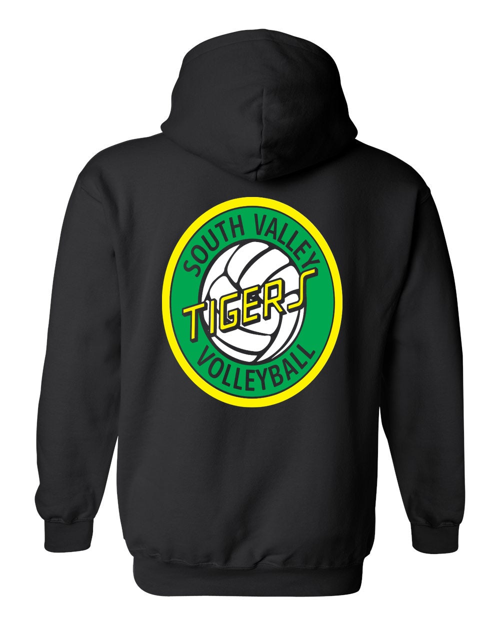 Volleyball- Gildan Heavy Blend Hooded Sweatshirt back