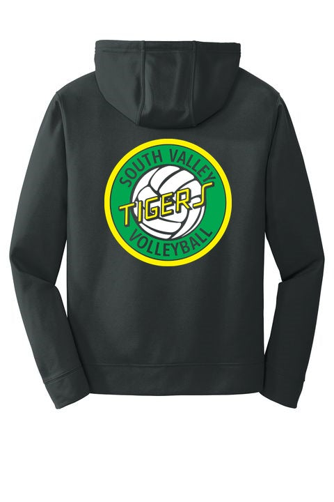 Volleyball- Port & Company Performance Fleece Pullover Hooded Sweatshirt back