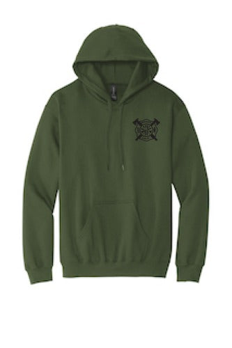 Marina Fire Pullover Hooded Sweatshirt front